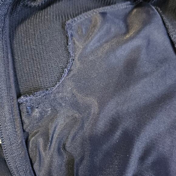 Nike Navy Blue Jacket Dri-Fit Active Full Zip Warm Up Pockets Women’s XXL - Picture 6 of 6